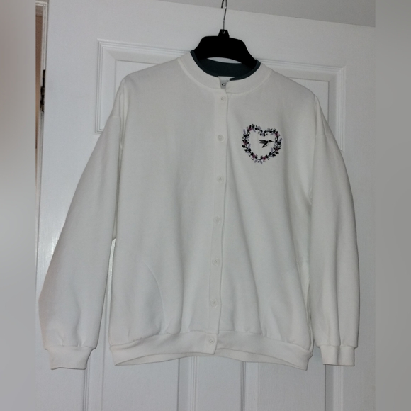 Vintage 90s Women's Cardigan Sweater Jacket - Picture 3 of 8